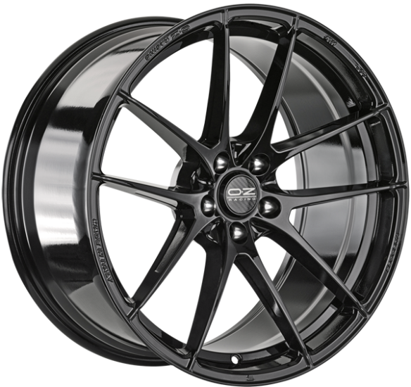 Leggera HLT 18x8 5x108 75mm Bore 45mm Offset Gloss Black