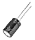 FR-A 100uF 50V Aluminum Electrolytic Capacitor
