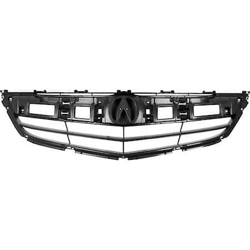 Dark Gray Plastic Front Grille Assembly