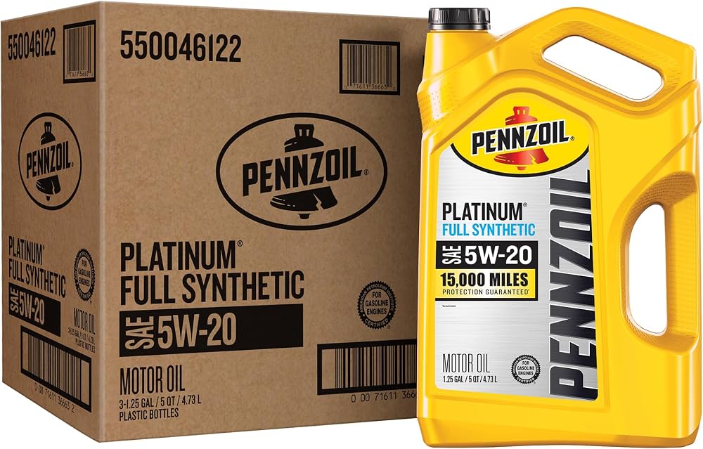 Platinum 5W-20 Full Synthetic Motor Oil