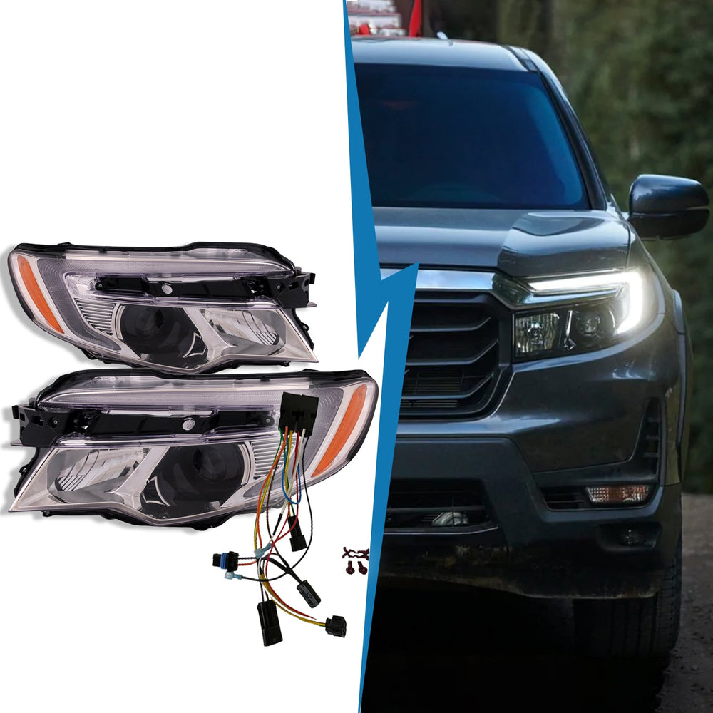 LED DRL and Low Beam Headlight Assembly