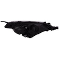 Headlight Assembly, Clear Lens Black Housing