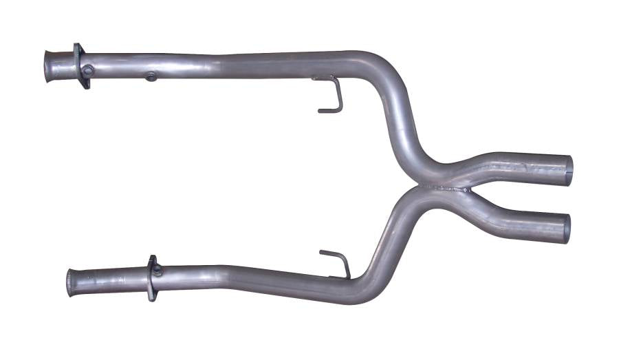 Mandrel-Bent X-Pipe 2.50-Inch 409 Stainless Steel