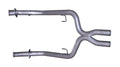 Mandrel-Bent X-Pipe 2.50-Inch 409 Stainless Steel