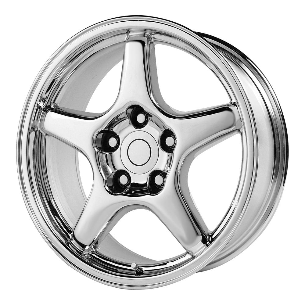 PR103 17x9.5 5x120.65 38mm Offset Chrome Wheel