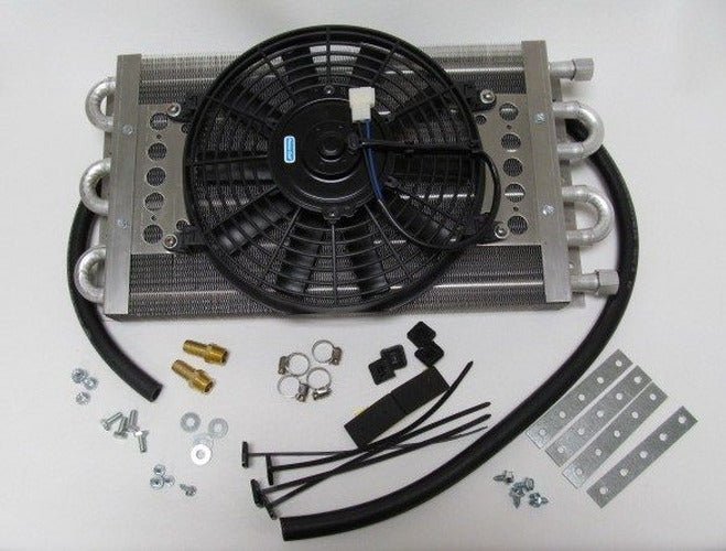 Transmission Fluid Cooler Kit with 10-Inch Fan