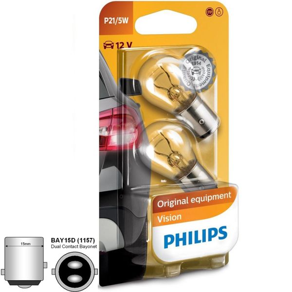 12V P21/5W Stop/Tail Light Bulb