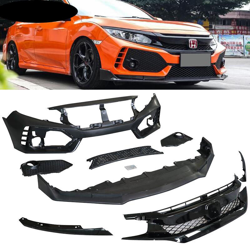 Type-R Style Front Bumper Cover
