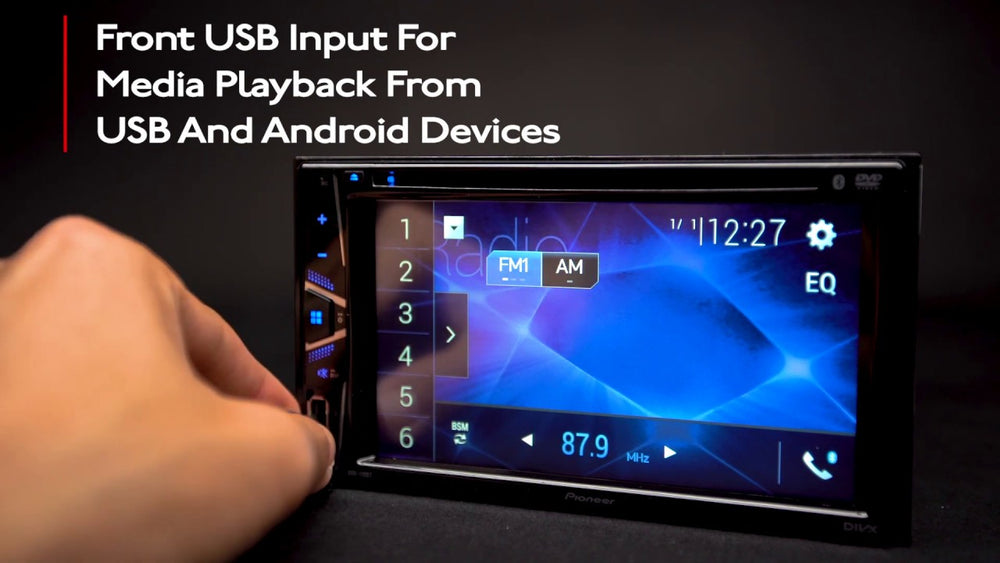 6.2-Inch Double-DIN DVD Receiver
