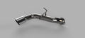 Axle-Back Performance Track Pipe, 3-Inch Stainless Steel