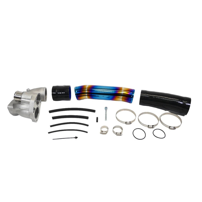 304 Stainless Steel Burnt Titanium Turbo Inlet Pipe Kit