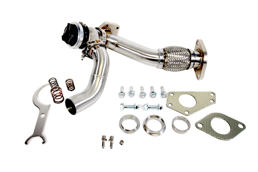 2.0mm 304 Stainless Steel Exhaust Manifold with V-Band Dump Tube