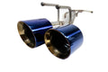 Axle-Back Exhaust System, 3.5-Inch Burnt Blue-Titanium Quad Tips