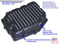 Cast Aluminum Transmission Pan, Cooling Fins
