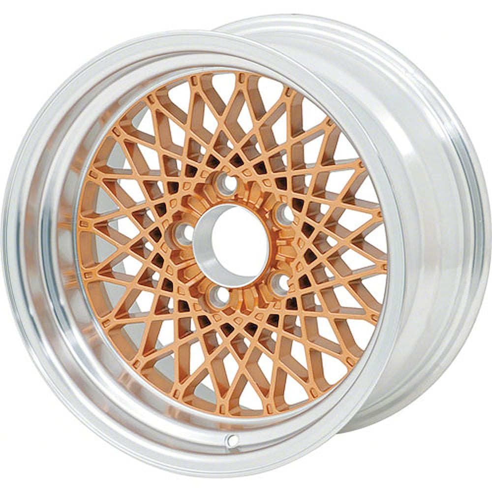 16x8 Machined Lip Silver Webbed Design Alloy Wheel