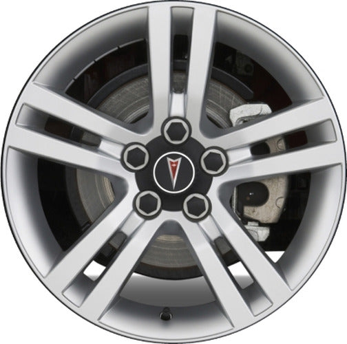 18x8 Inch 5-Double-Spoke Silver Aluminum Wheel