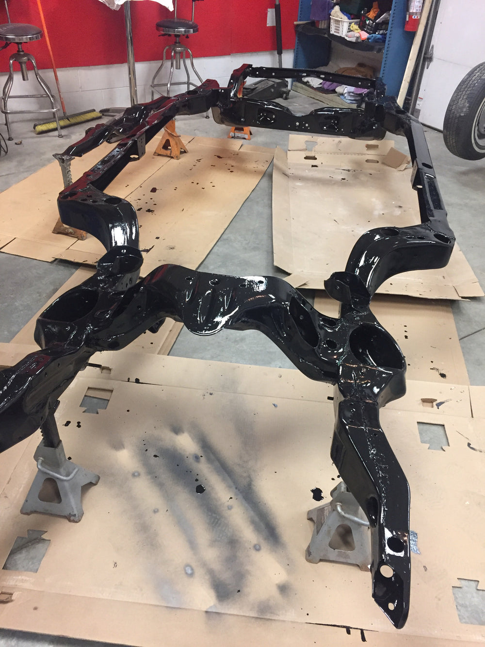 Rust Preventive Coating, Gloss Black, 1 Pint