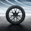 Magnesium Wheel Set, Black Satin Gloss, 20x9.5 Front, 21x12.5 Rear