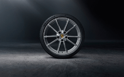 10-Spoke Alloy Wheel Set, 20"/21", Titanium