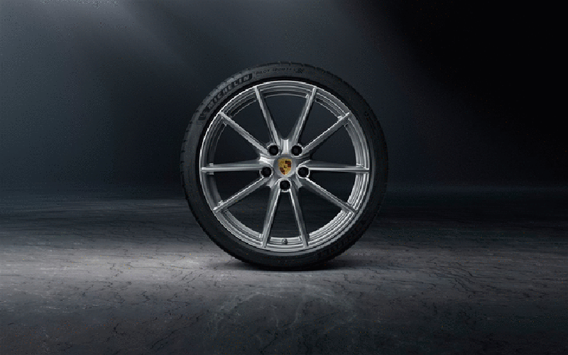 10-Spoke Alloy Wheel Set, 20"/21", Titanium