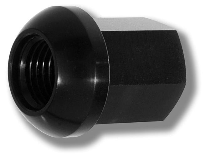 M14 x 1.5 R14 Ball Seat Aluminum Lug Nut, Black