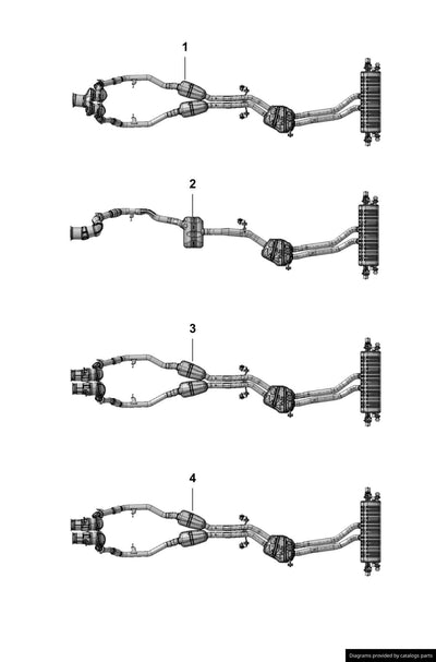 Exhaust System with High-Gloss Sports Tailpipes
