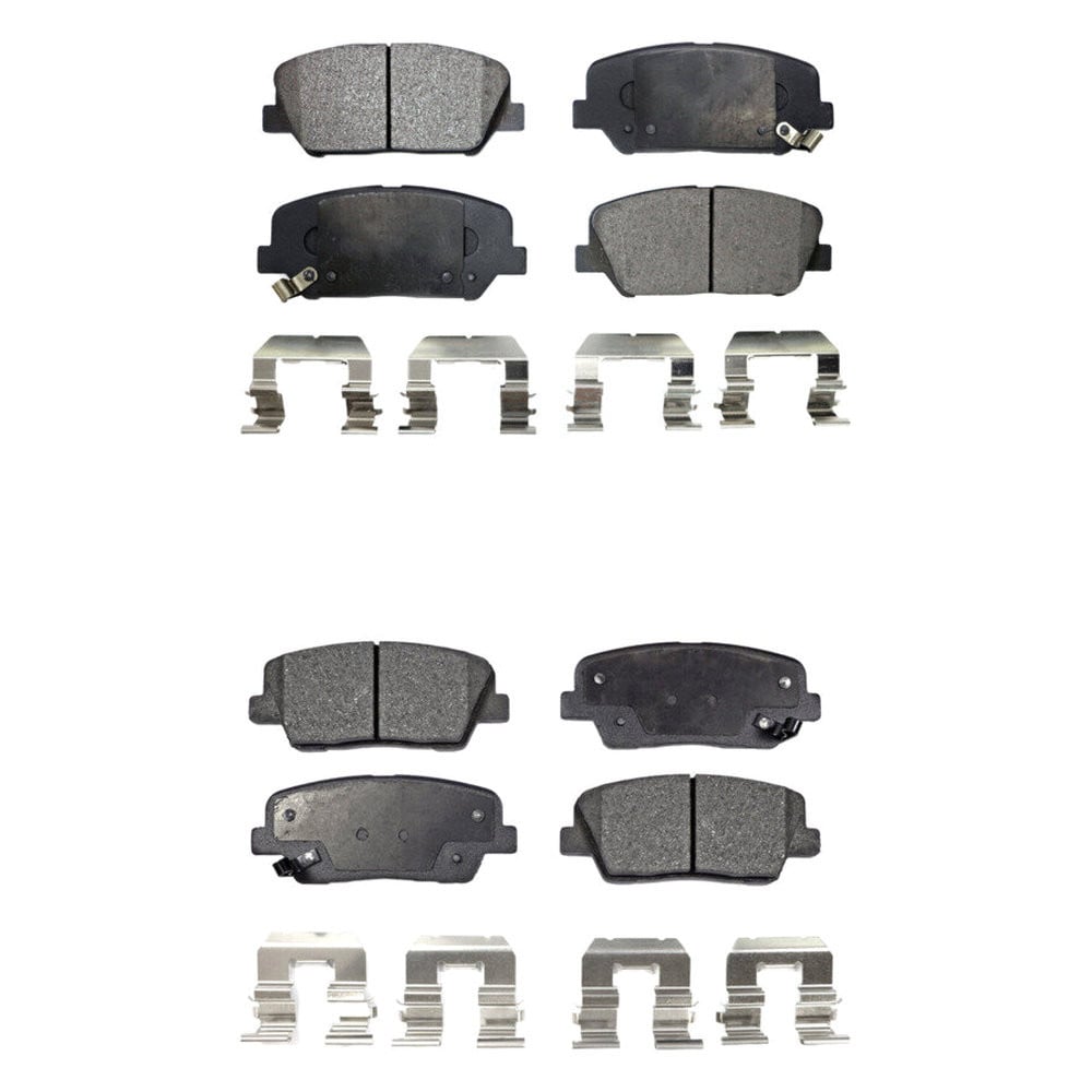 Front and Rear Semi-Metallic Brake Pad Kit