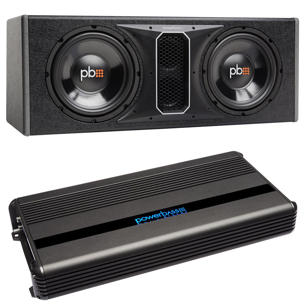 Dual 10-Inch Loaded Bass Reflex Enclosure