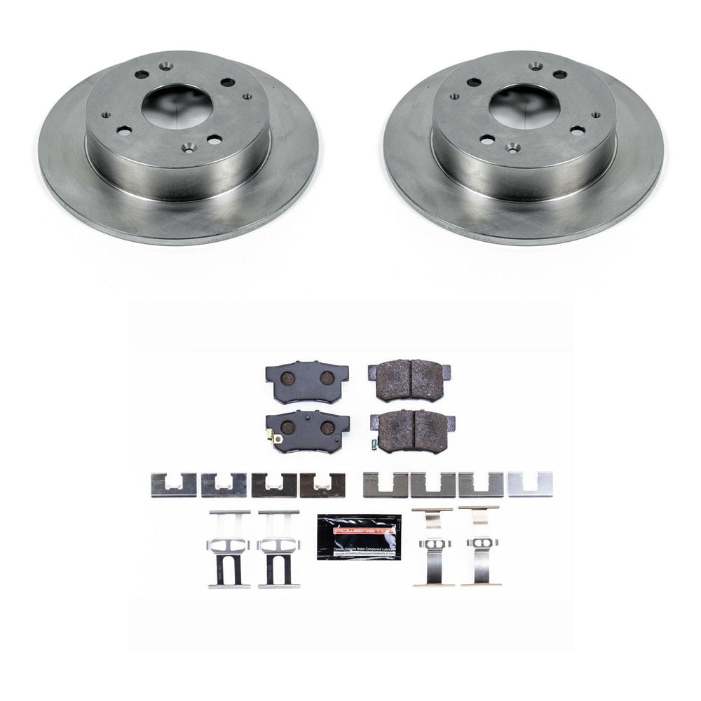 Track Day Rear Brake Pad and Rotor Kit