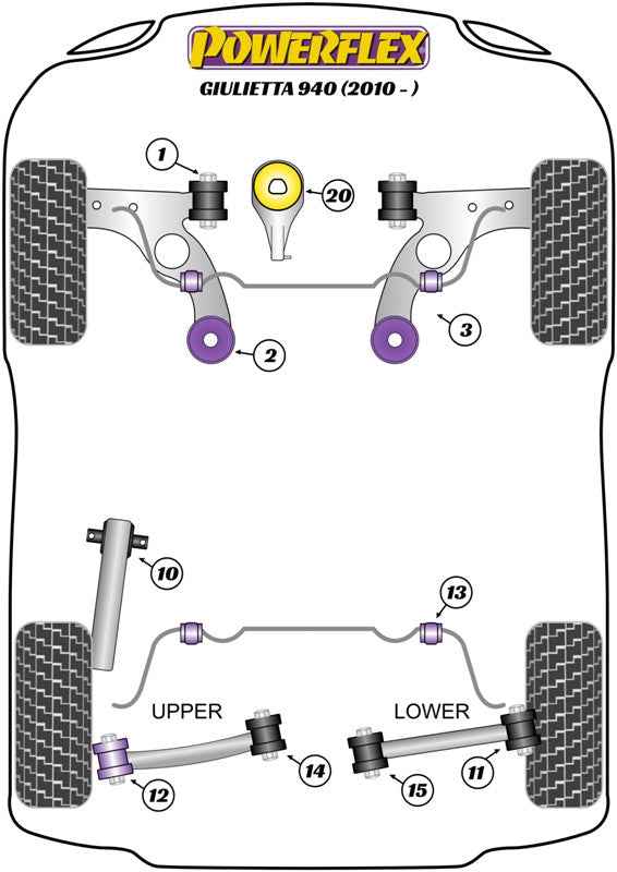 Lower Engine Mount Bush Insert