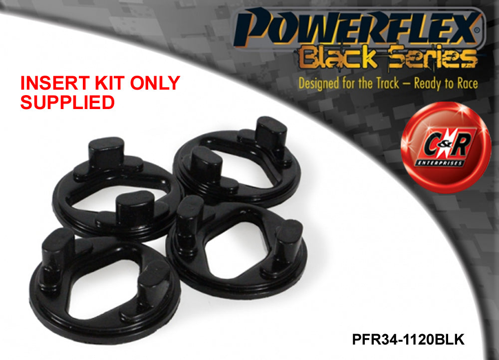 Black Series 95A Polyurethane Transmission Mount Bush Insert Kit