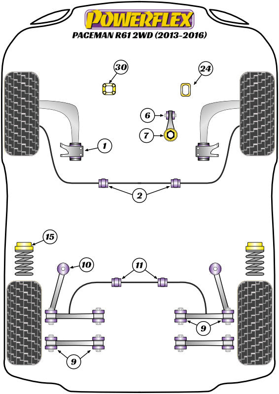 Rear Trailing Arm Front Bushing Inserts