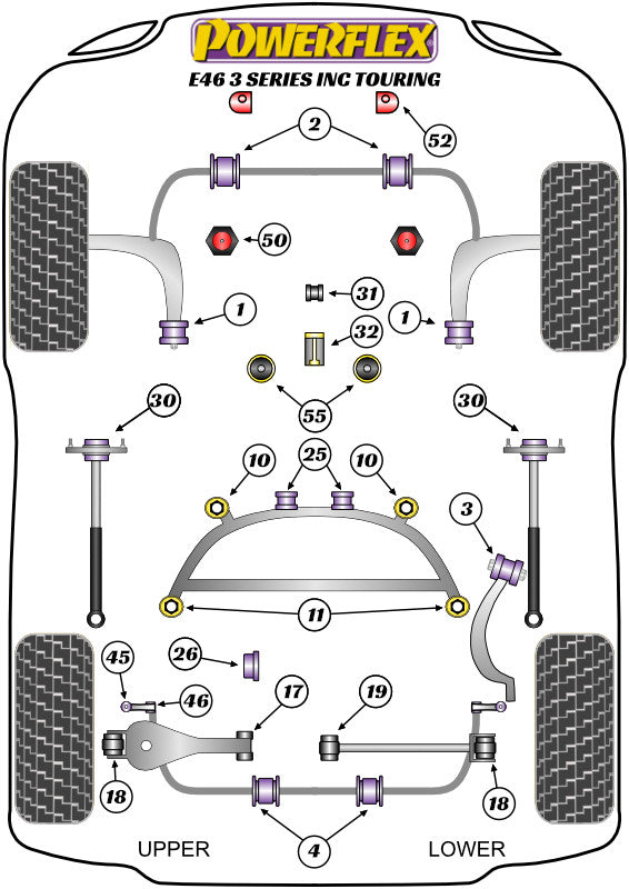 Subframe Bushing Inserts