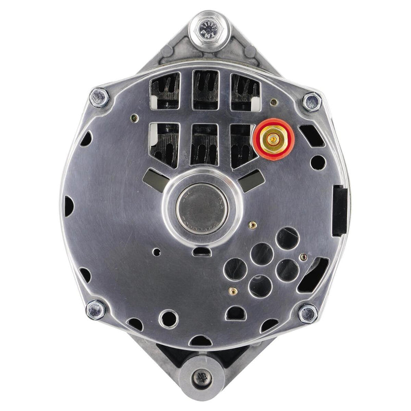 100-Amp Alternator with Polished Finish and V-Belt Pulley