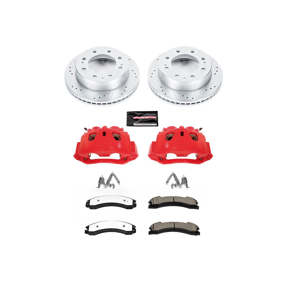 Z36 Drilled and Slotted Truck and Tow Front Brake Kit