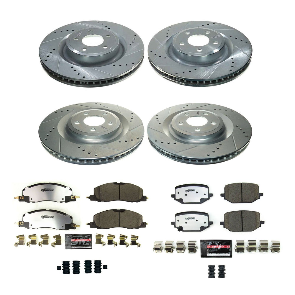 Z23 Evolution Sport Cross-Drilled & Slotted Brake Kit