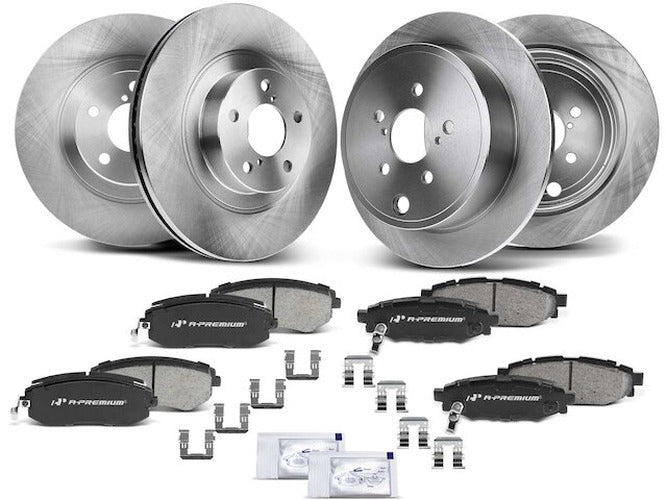 Cross-Drilled and Slotted Brake Rotor
