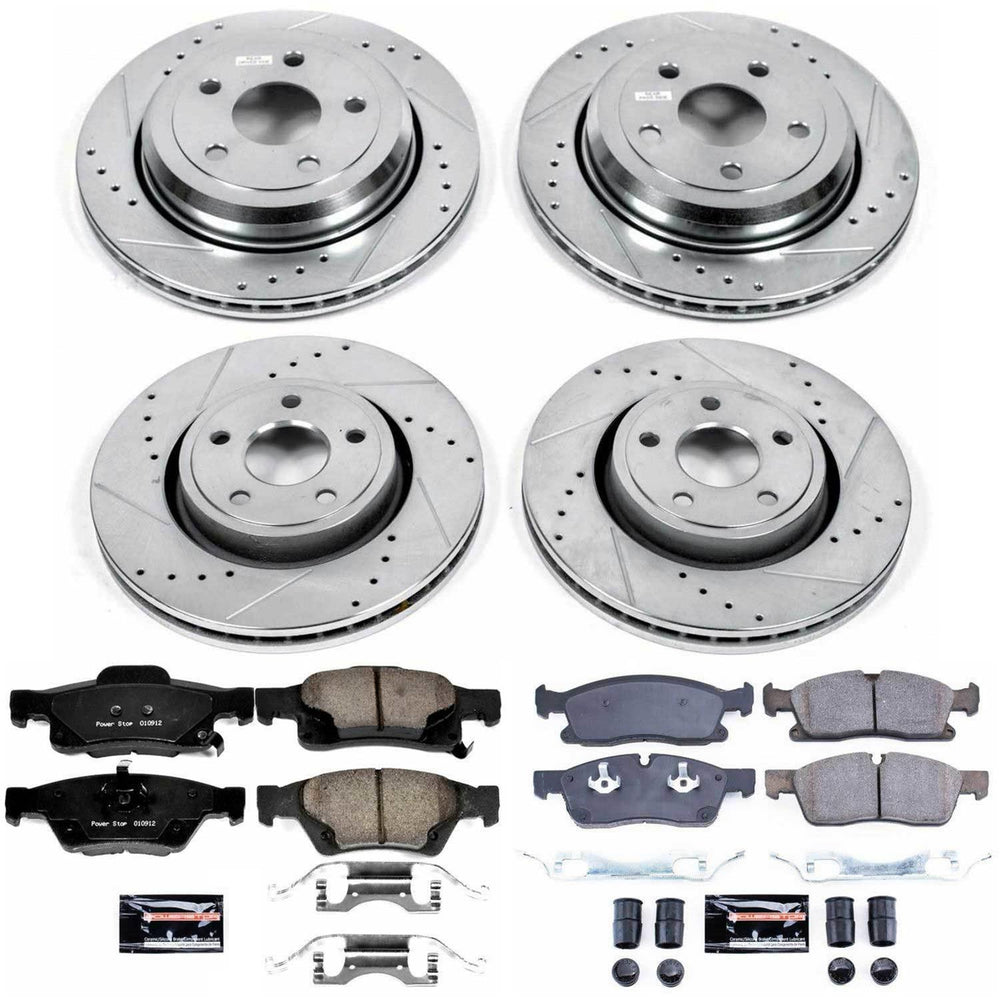 Z23 Evolution Sport Drilled & Slotted Brake Rotor and Pad Kit