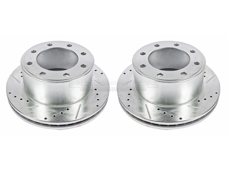 Power Stop 05-2012 Ford F-350 Super Duty Rear Drilled & Slotted Rotor - Pair