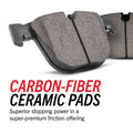NXE Ceramic Front Disc Brake Pad Set