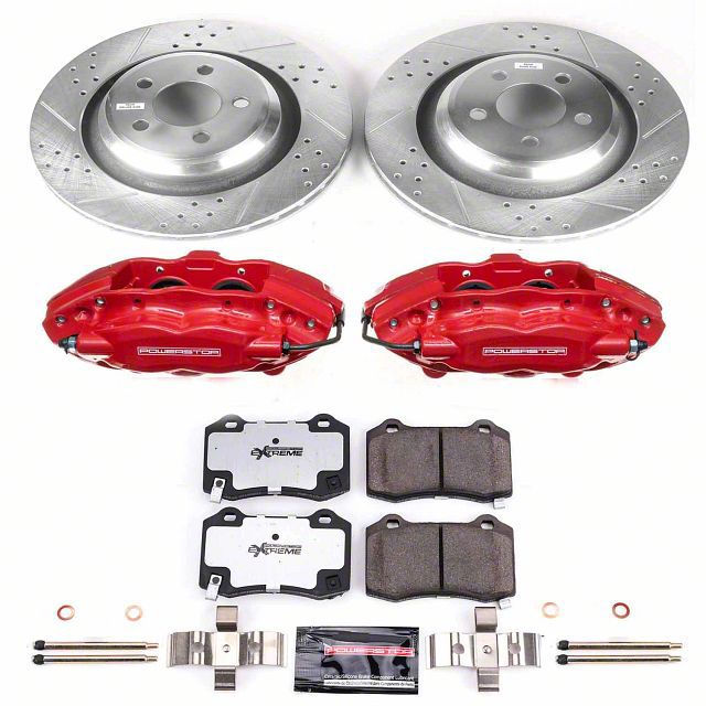 Z26 Street Warrior Rear Brake Kit w/ Red Calipers