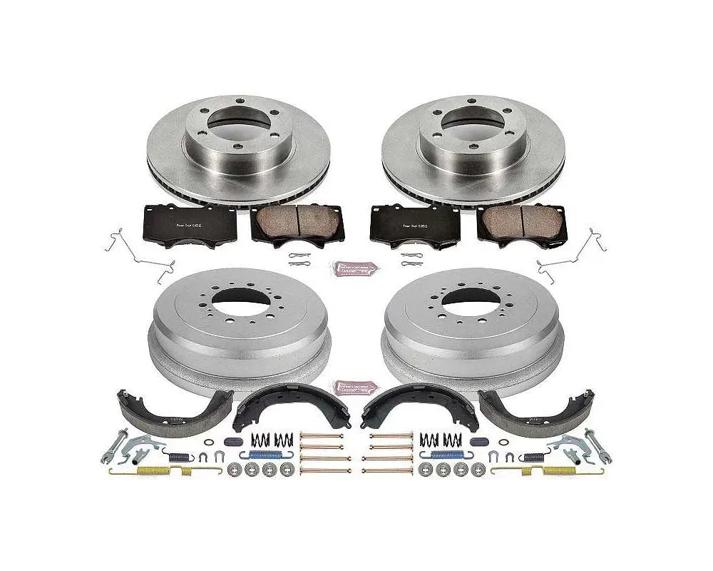 Z17 Evolution Premium Brake Kit w/ Rotors, Pads, Drums, Shoes