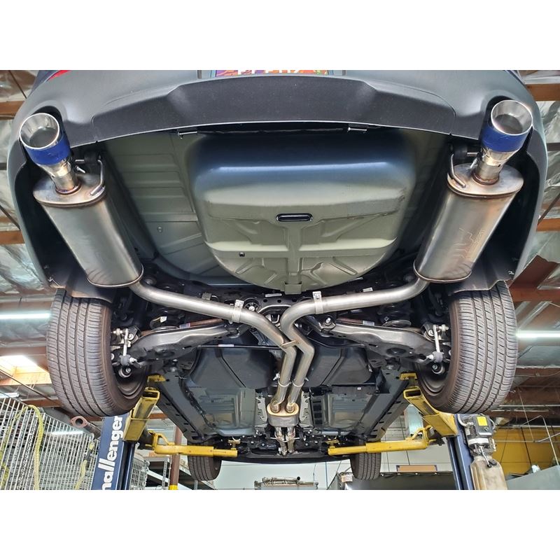 Cat-Back Dual Exhaust System w/ Muffled X-Pipe