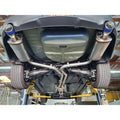 Cat-Back Dual Exhaust System w/ Muffled X-Pipe