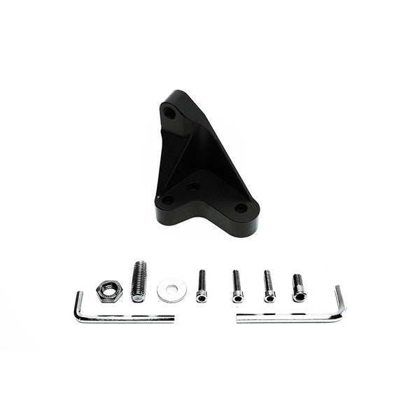 Billet Aluminum Brake Line T-Adapter, Black