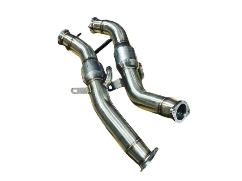 3.0-Inch Stainless Steel Mandrel-Bent Downpipe Kit