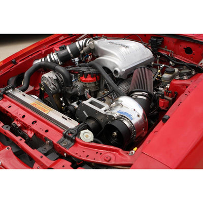 Stage II D-1SC Intercooled Supercharger Kit, Satin 8-Rib