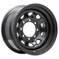51 Rock Crawler 17x9 8x6.5 Gloss Black Steel Wheel
