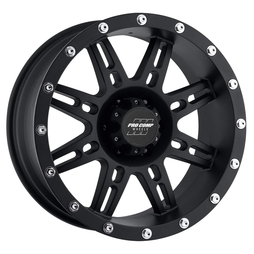 Stryker 18x9 Aluminum Wheel, Flat Black
