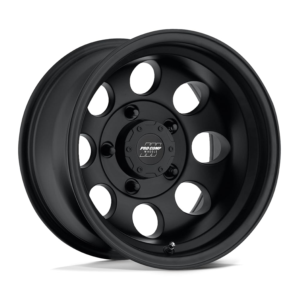 Vintage 15x10 5x5.5 -47mm Flat Black Wheel